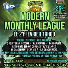 MTG Modern Monthly League - le 21 Février 19h